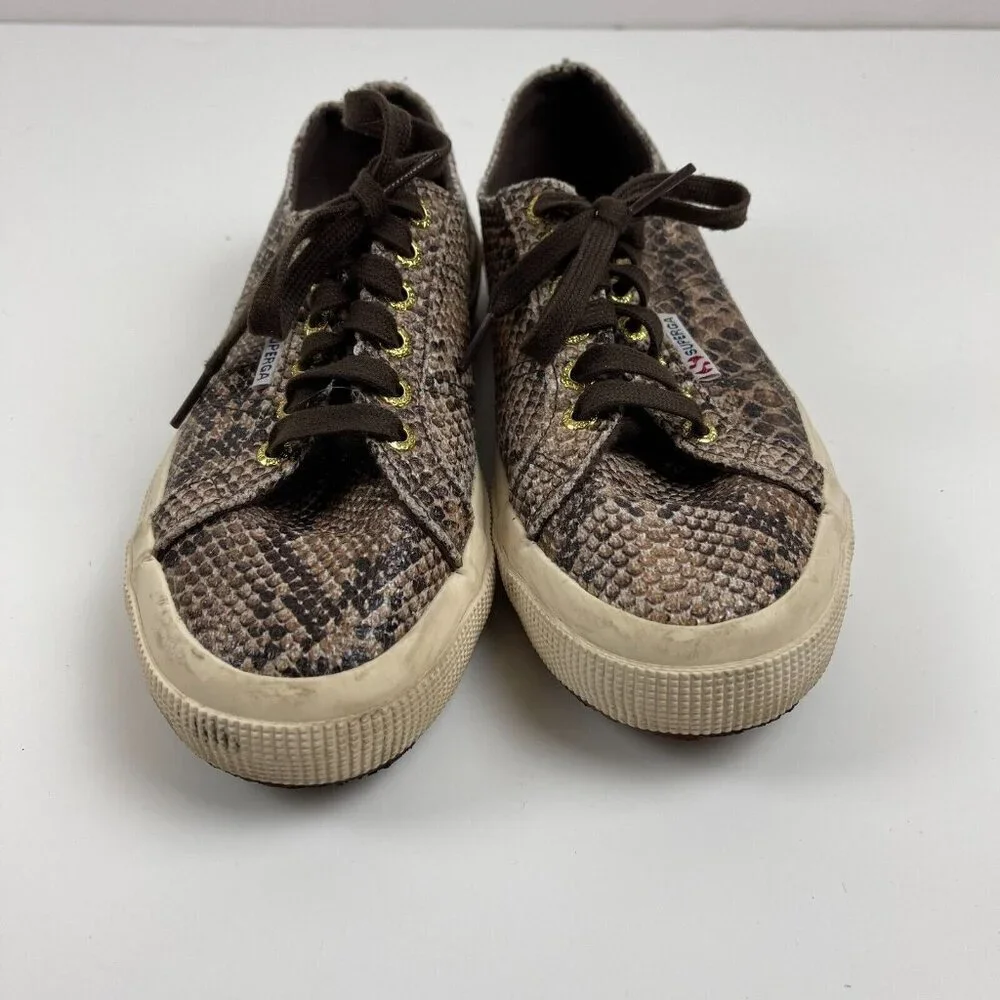 Superga 2750 Synth Snake Shoes Women’s Size 9 EU 40  Casual Sneakers - Picture 3 of 10